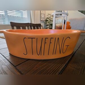 Rae Dunn Orange Stuffing Dish